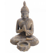 Porta tea light decorativo a forma di Buddha