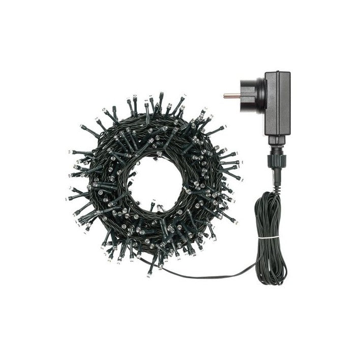 Catena lineare di 500 luci a LED per decorazione natalizia