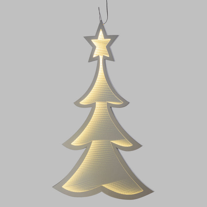 Albero luminoso con base in legno 40 cm - Infinity