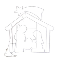 Presepe natalizio decorazione con LED