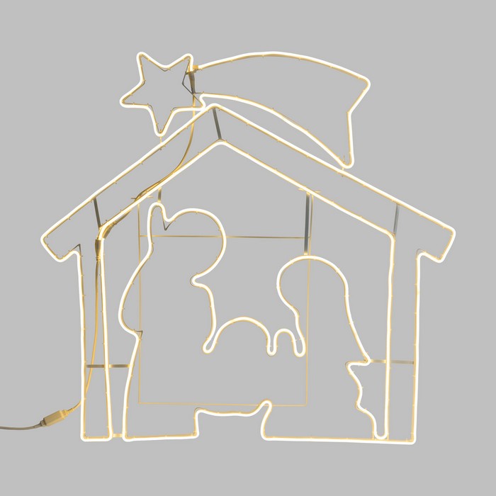 Presepe natalizio decorazione con LED