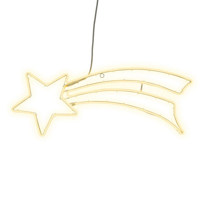 Stella cometa con coda con 480 LED neon bifacciale