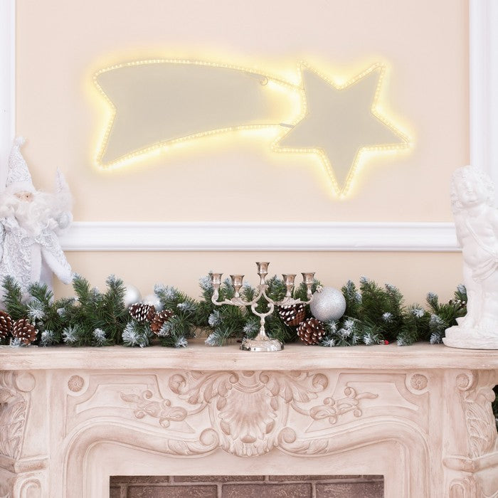 Stella cometa con coda con 240 LED 80 cm