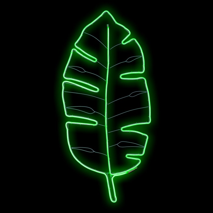 Foglia tropicale bifacciale decorativa - Neon