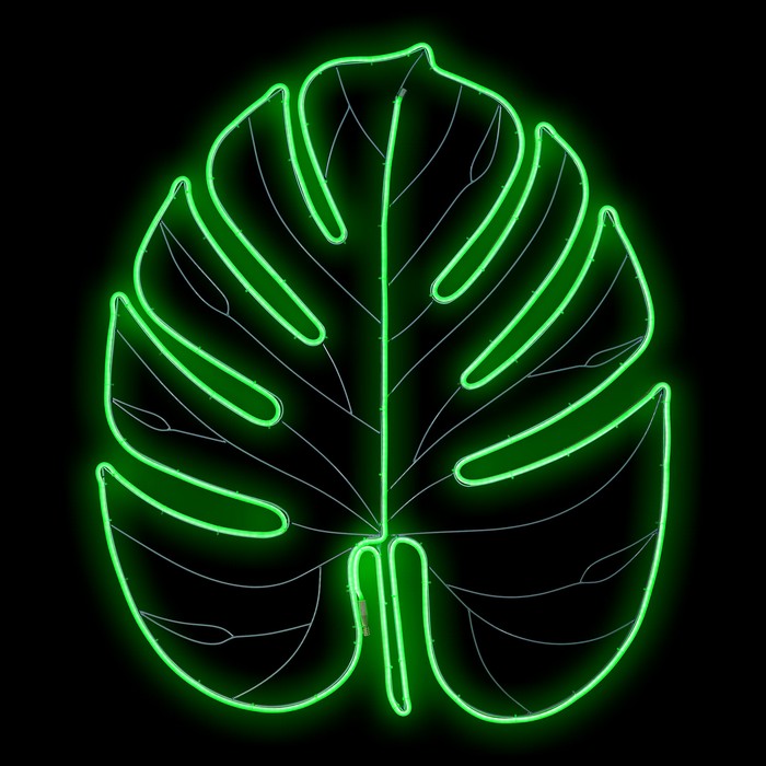 Foglia tropicale bifacciale decorativa - Neon