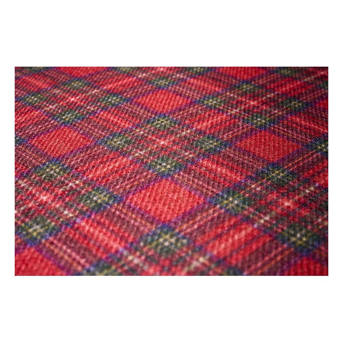 Sgabello basso quadrato scozzese - Mackenzie - NOVITA' HOME - 34688315556056