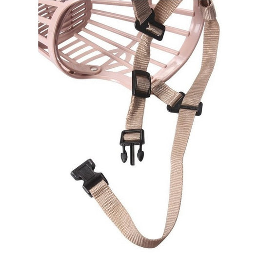 Museruola per cani in plastica beige - RECORD - 64406265299322
