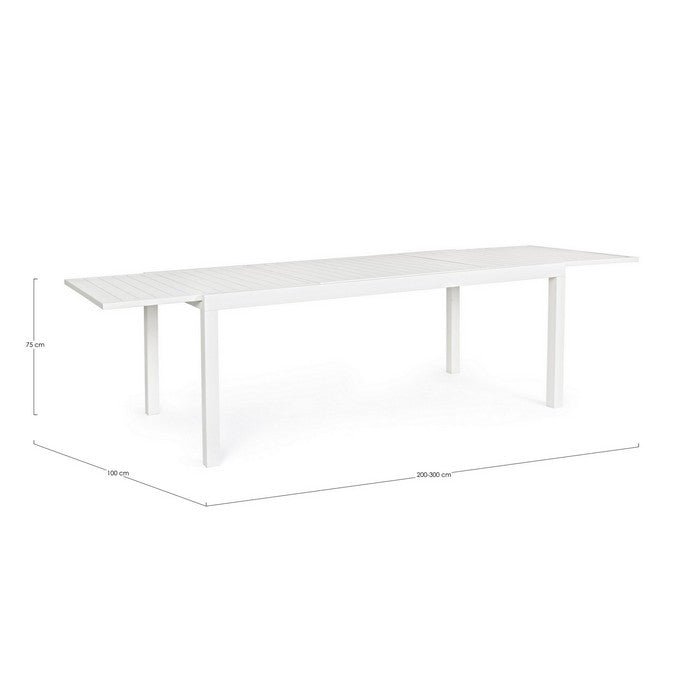 Tavolo da giardino allungabile in alluminio 200-300 cm - Hilde - BIZZOTTO - 34399999983832
