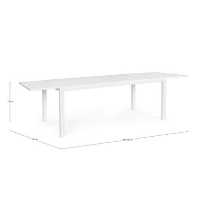 Tavolo da giardino allungabile in alluminio 200-300 cm - Hilde