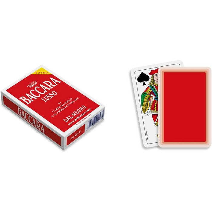 Carte Baccarà Lusso rosso Extra