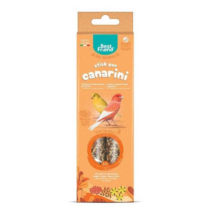 Stick naturali per canarini con miele 85 g - Best Friend