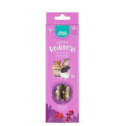 Stick naturali per piccoli roditori con frutti di bosco 115 g - Best Friend