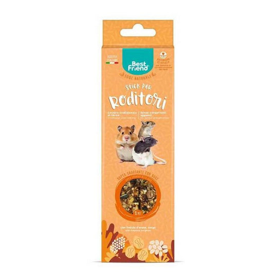 Stick naturali per piccoli roditori con noci 115 g - Best Friend - RECORD - 64406356853114