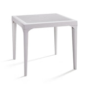 Tavolo da giardino 80x80 in polipropilene con piano decorato - Malmo