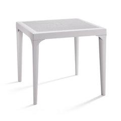 Tavolo da giardino 80x80 in polipropilene con piano decorato - Malmo