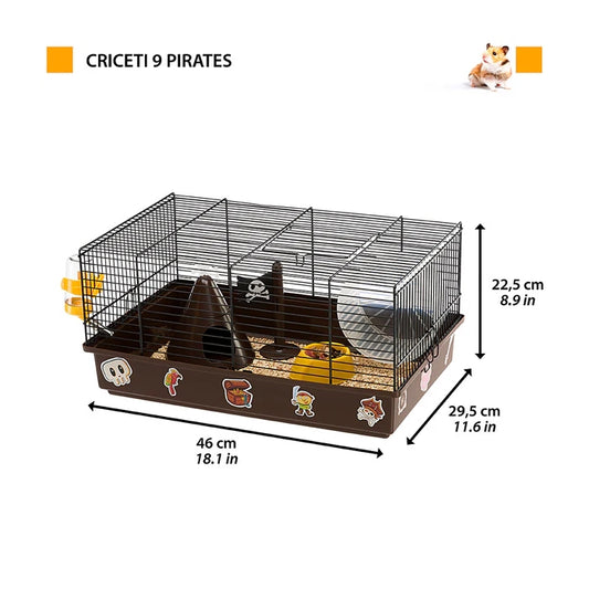 Gabbia per criceti nera - Princess - FERPLAST - 66088148107642