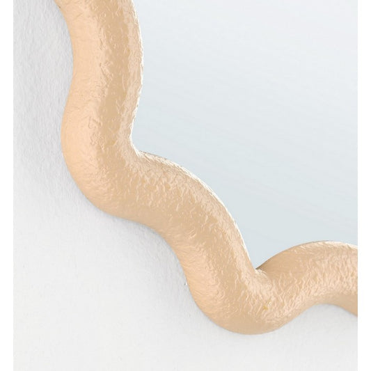 Specchio decorativo in mdf 32 cm - Creamy - BIZZOTTO - 64075321213306
