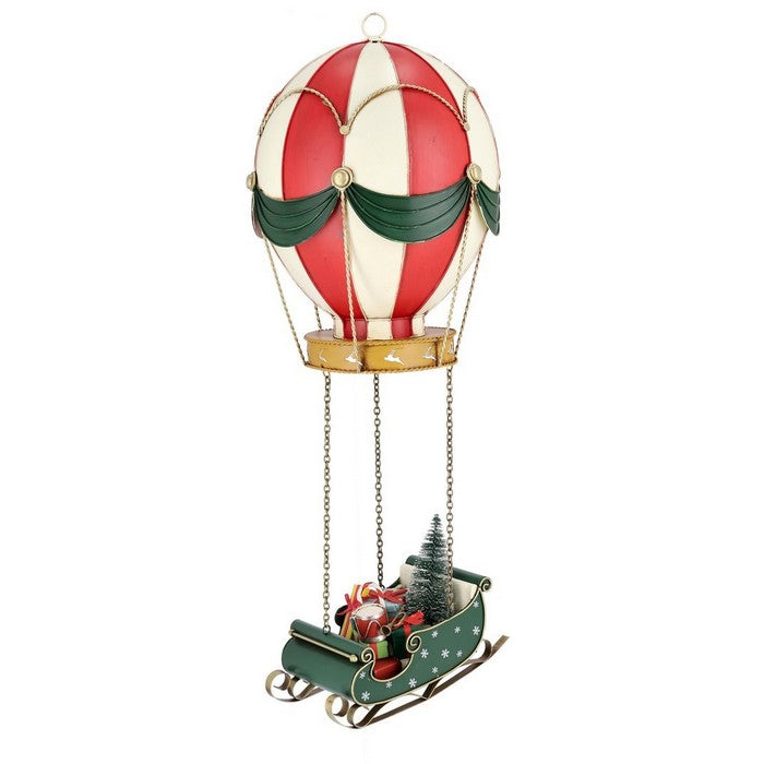 Decorazione natalizia mongolfiera con regali - Noelle