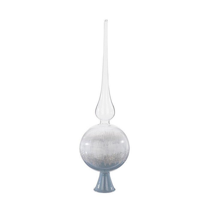 Puntale natalizio in vetro - Elegance