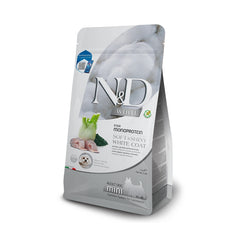 N&D White Dog Spigola, spirulina e finocchio Adult Mini