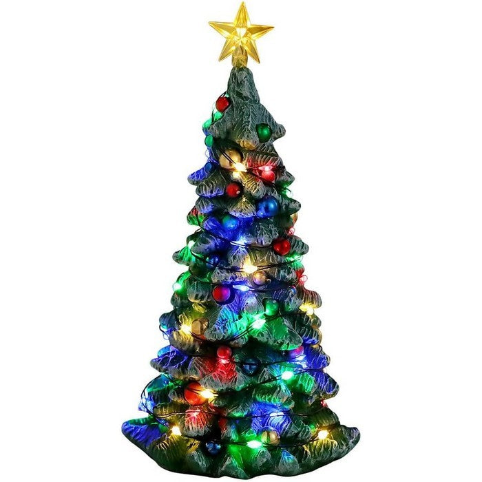 Albero di natale per villaggio natalizio