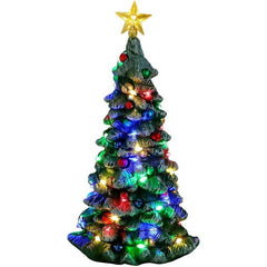 Albero di natale per villaggio natalizio