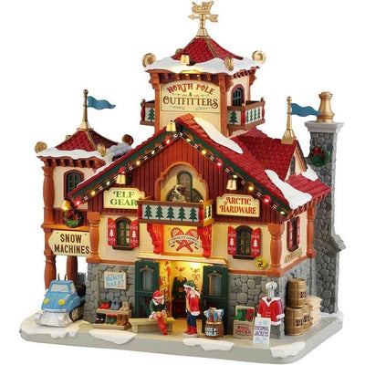 Allestimenti del polo nord per villaggio natalizio