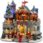 Gala del Castello di Babbo Natale per villaggio natalizio