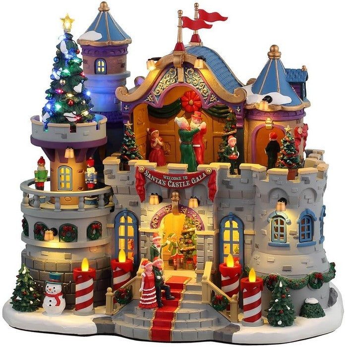 Gala del Castello di Babbo Natale per villaggio natalizio