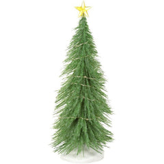 Albero di Abete chiaro Chasing grande per villaggio natalizio