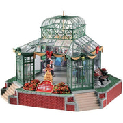 Sala da ballo in giardino per villaggio natalizio