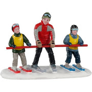 Principianti della pista Bunny per villaggio natalizio