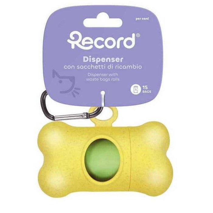 Dispenser sacchetti igienici per cani - Bamboo - RECORD - 64428816269690