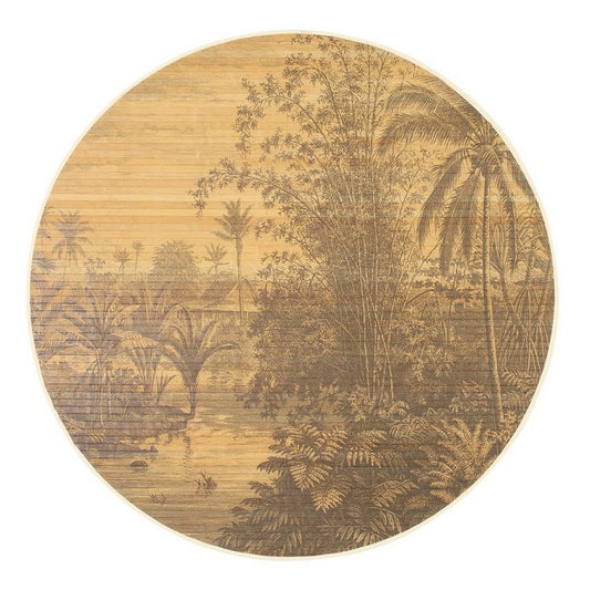 Tappeto tondo in bamboo - Fujiko - BIZZOTTO - 35931070595288