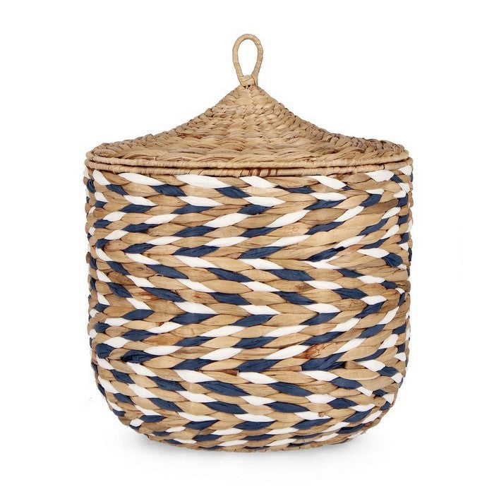 Cesta tonda intrecciata con coperchio - Namibia - BIZZOTTO - 64791369875834