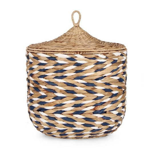 Cesta tonda intrecciata con coperchio - Namibia - BIZZOTTO - 64791369875834