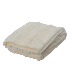 Plaid con trama a righe irregolari 170x130 cm - Ciniglia