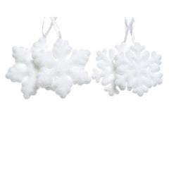Pendaglio con fiocchi di neve per decorazione natalizia 11 cm