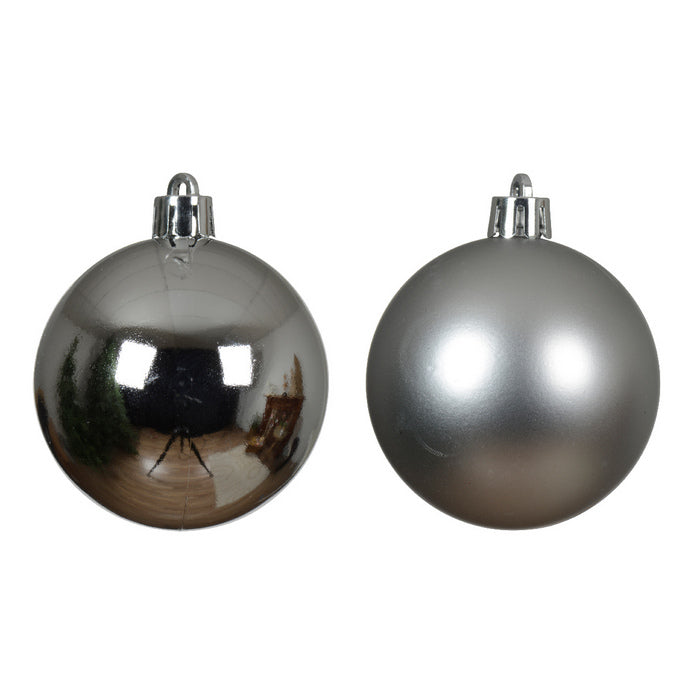 Set 16 palline di Natale in plastica 4 cm