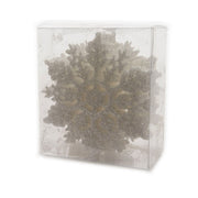 Set 12 fiocchi di neve per decorazione natalizia 10 cm