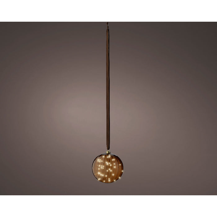 Sfera con microLED per decorazione natalizia 20 cm