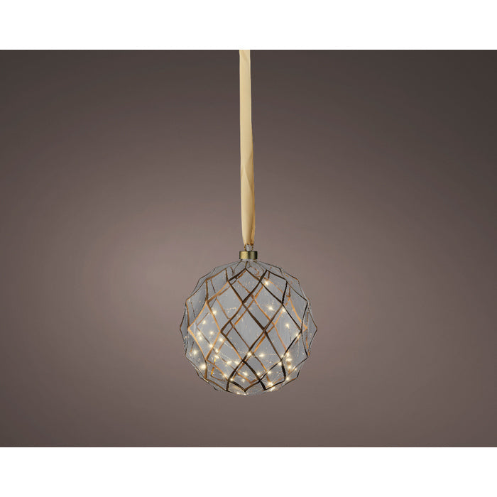 Sfera con micoLED per decorazione natalizia 20 cm