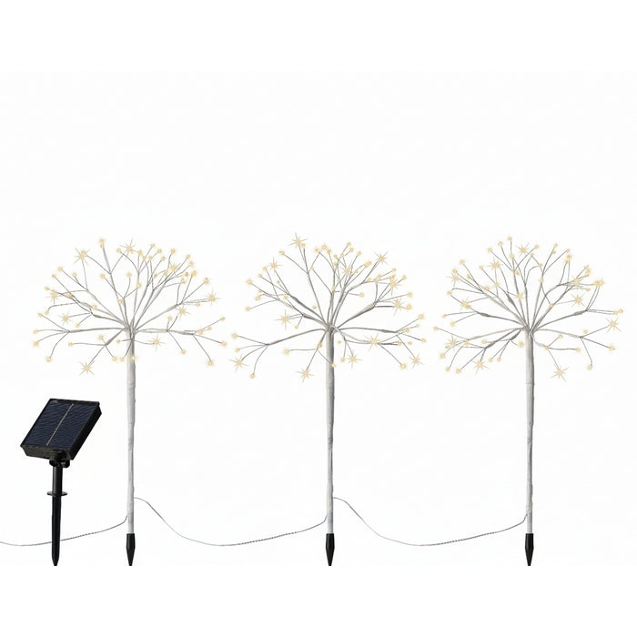 Alberelli decorativi solari a LED, da esterno