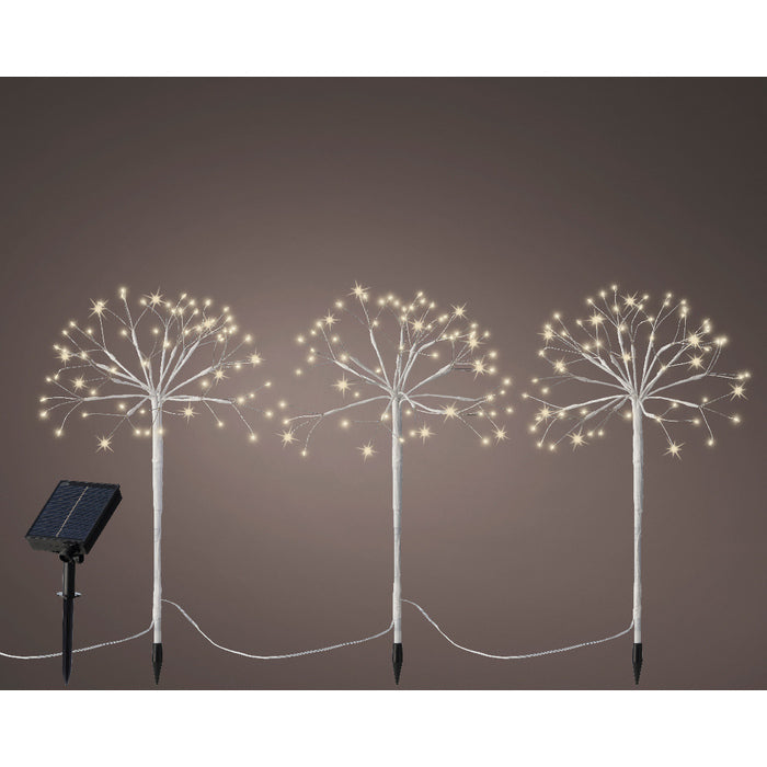 Alberelli decorativi solari a LED, da esterno