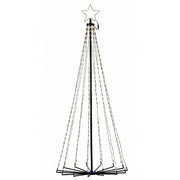 Albero natalizio da giardino con LED bianchi effetto scintillante
