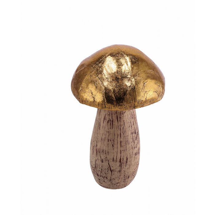 Fungo natalizio decorativo in resina