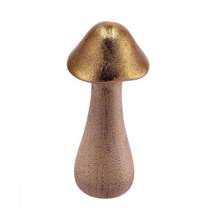 Fungo natalizio decorativo in resina