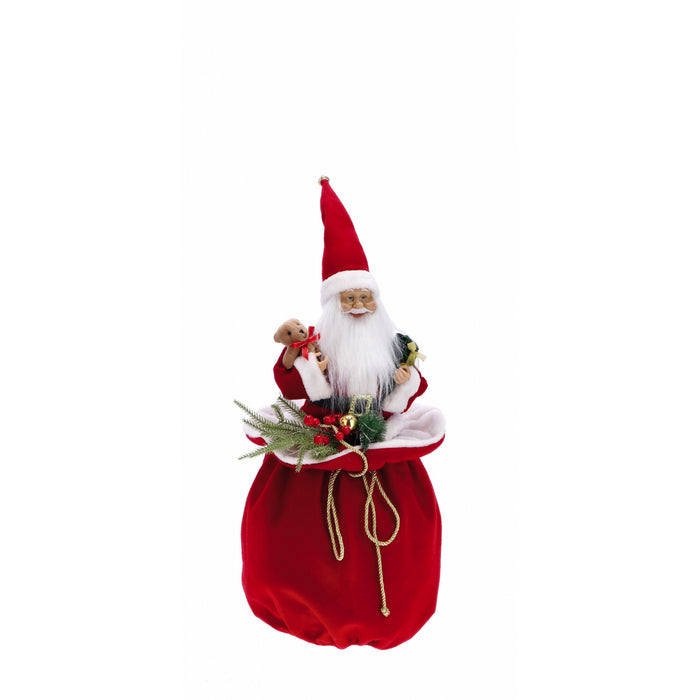 Babbo Natale con sacco decorativo
