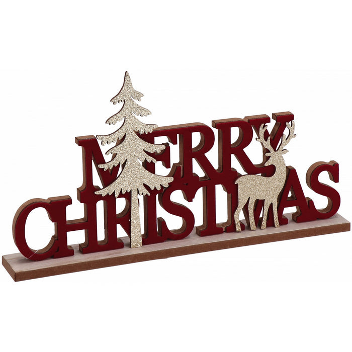 Decorazione natalizia merry christmas