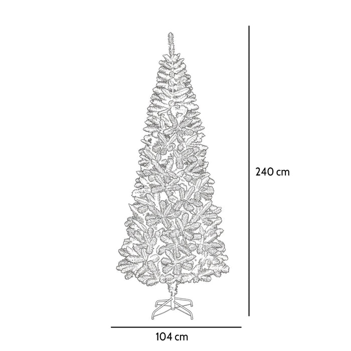Albero di Natale verde - La Thuile Slim